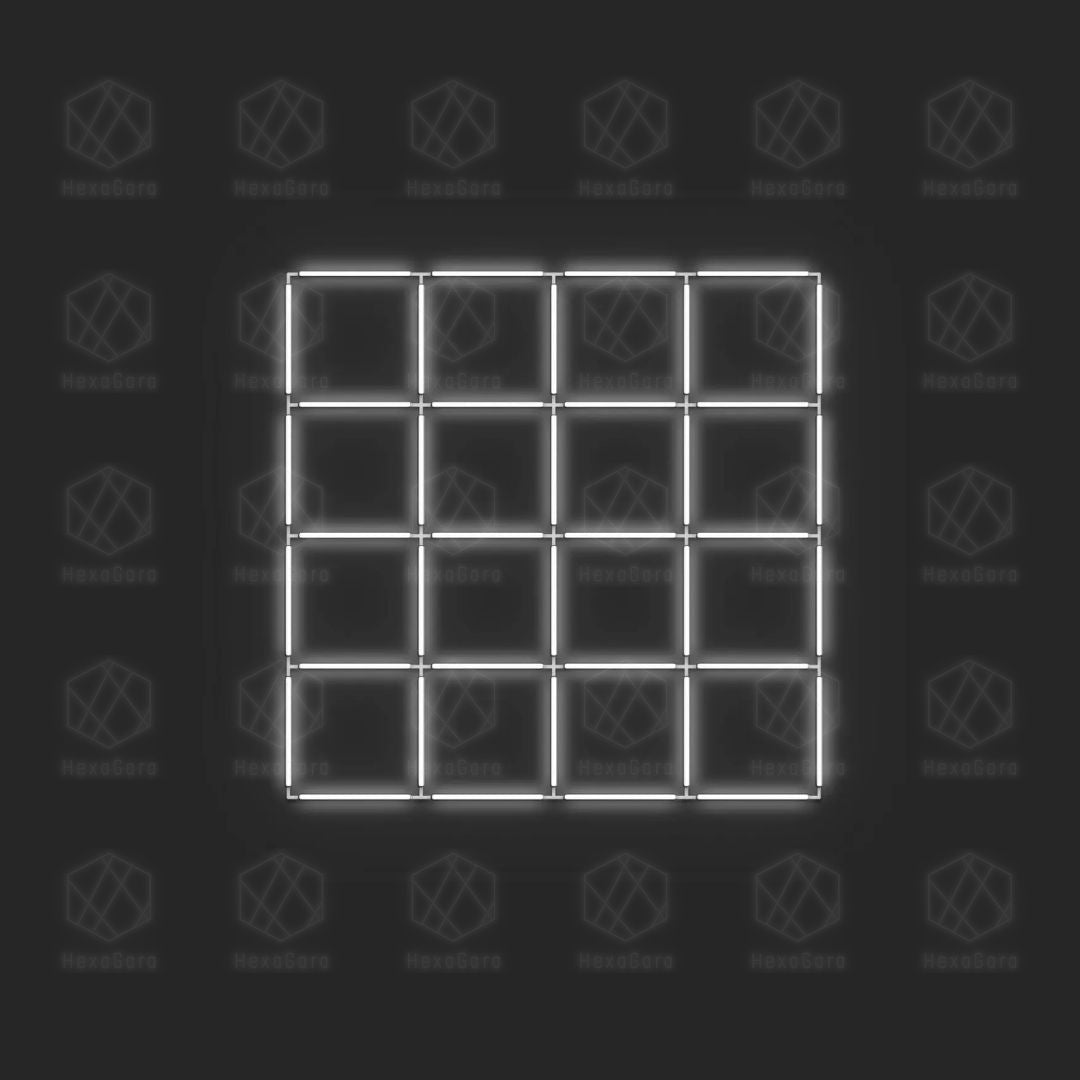 16 Large Squares Lights (4.9M * 4.9M) - HexaGara