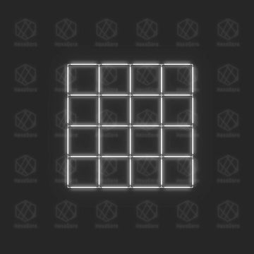 16 Large Squares Lights (4.9M * 4.9M) - HexaGara