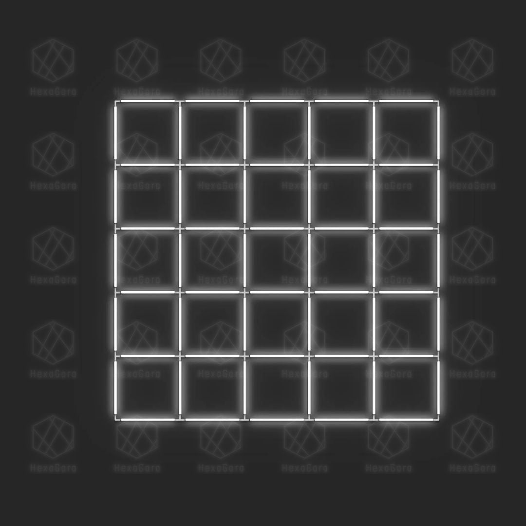 25 Large Squares Lights (6M * 6M) - HexaGara