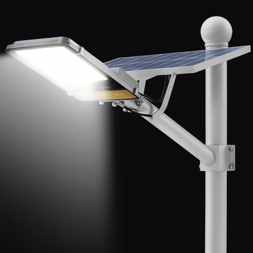 Projecteur solaire 300 W avec télécommande - Aluminium, IP65