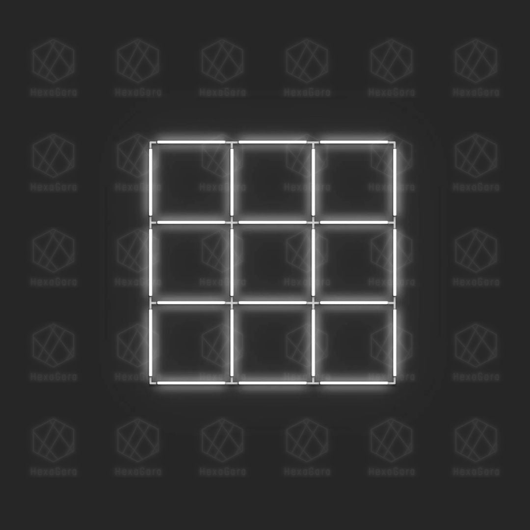 9 Large Squares Lights (3.7M * 3.7M) - HexaGara