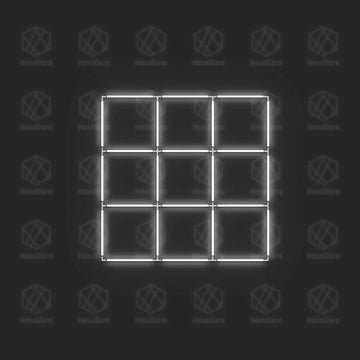 9 Large Squares Lights (3.7M * 3.7M) - HexaGara