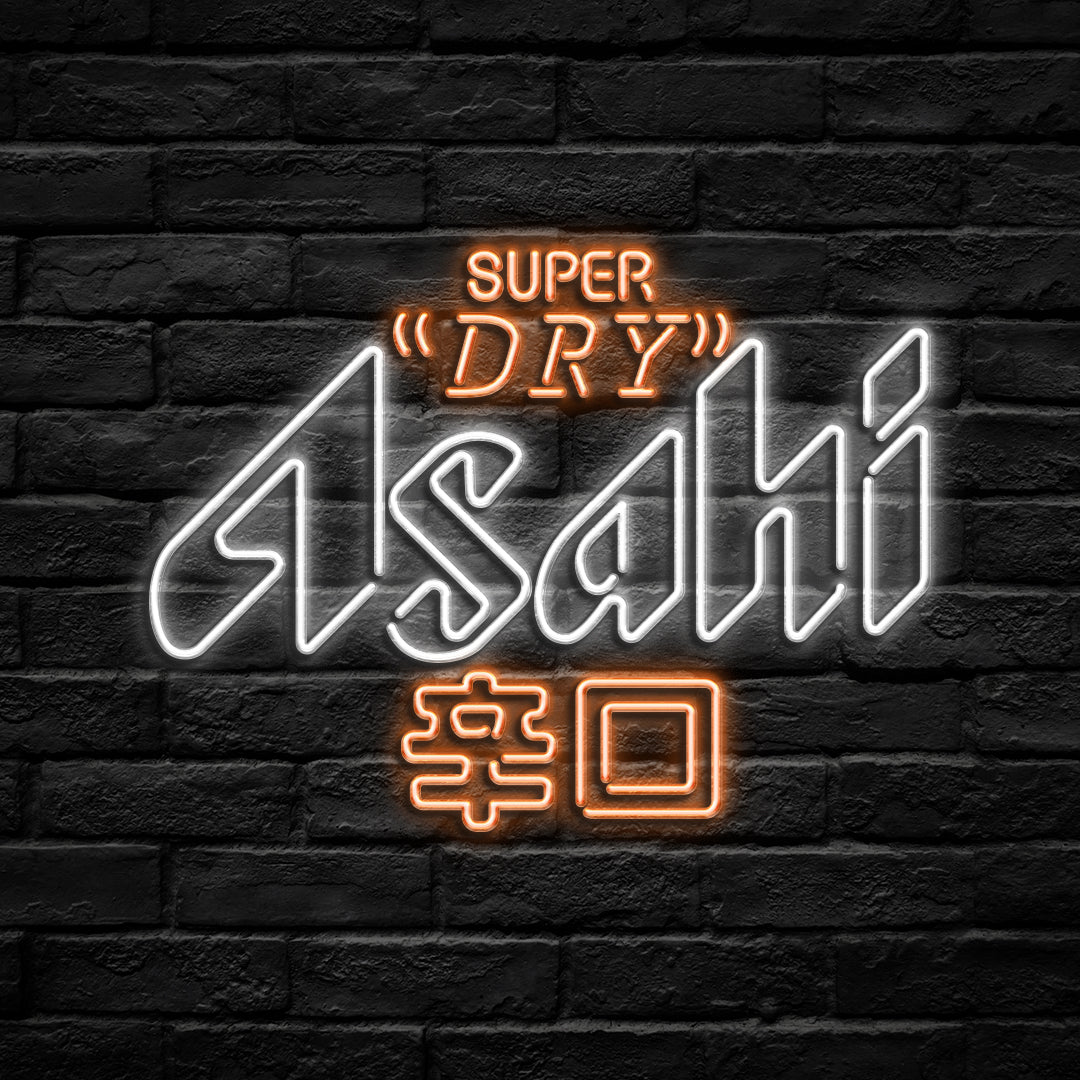 Asahi Super Dry Neon Sign (Glass Tube)