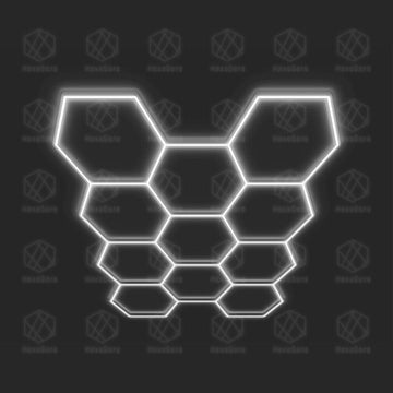 Hexagonal Lights Grid - 11 Hex (3.4M * 2.4M) - HexaGara