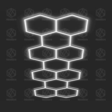 Hexagonal Lights Grid - 11 Hex - Long (5.3M * 1.7M) - HexaGara