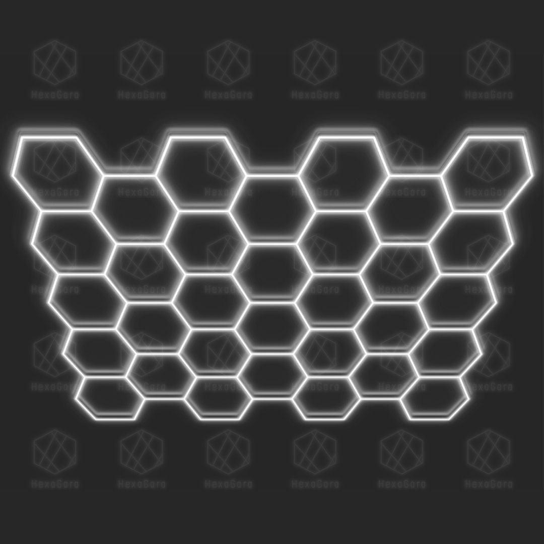 Hexagonal Lights Grid - 32 Hex (17' * 13'6") - HexaGara