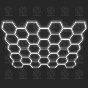 Hexagonal Lights Grid - 32 Hex (17' * 13'6") - HexaGara