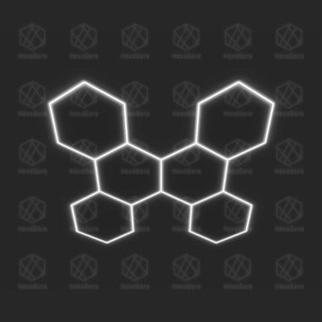 Hexagonal Lights Grid - 6 Hex (2.6M * 2.4M) - HexaGara