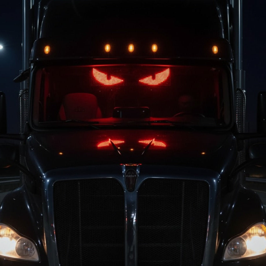 Devil Eyes Flexible Car LED Screen - Remote Control (Multiple Sizes) - HexaGara