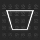 Grille lumineuse rectangulaire de grande taille - Simple