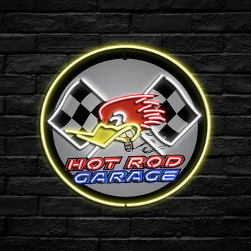 Hot Rod Garage Neon Sign