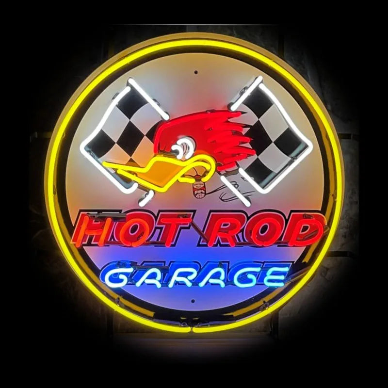 Hot Rod Garage Neon Sign - HexaGara