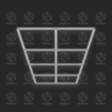 Dimmable Square Lights - 8 Oversized Squares (16' x 8')