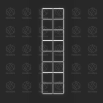 Square Lights Grid - 16 Squares (32' * 8')
