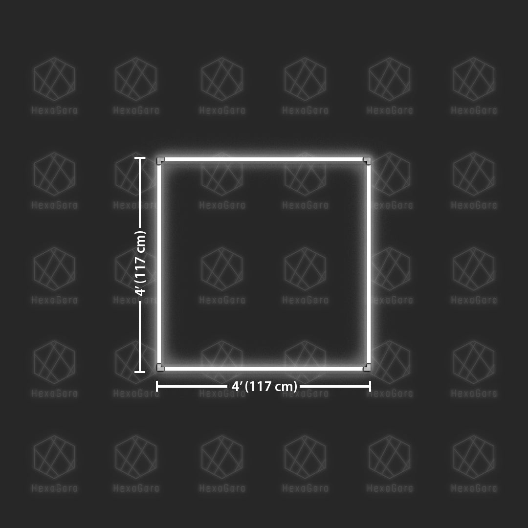 Dimmable Single Square Light Grid (4' x 4')