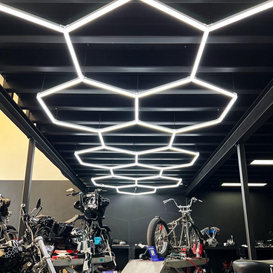 Hexagonal Lights Grid - 11 Hex - Long (5.3M * 1.7M) - HexaGara
