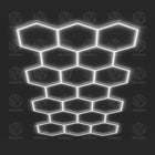 Grille lumineuse hexagonale - 18 hexagones (3,9 m x 3,4 m)