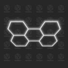 Grille lumineuse hexagonale - 5 hexagones (2,4 m x 1,7 m)