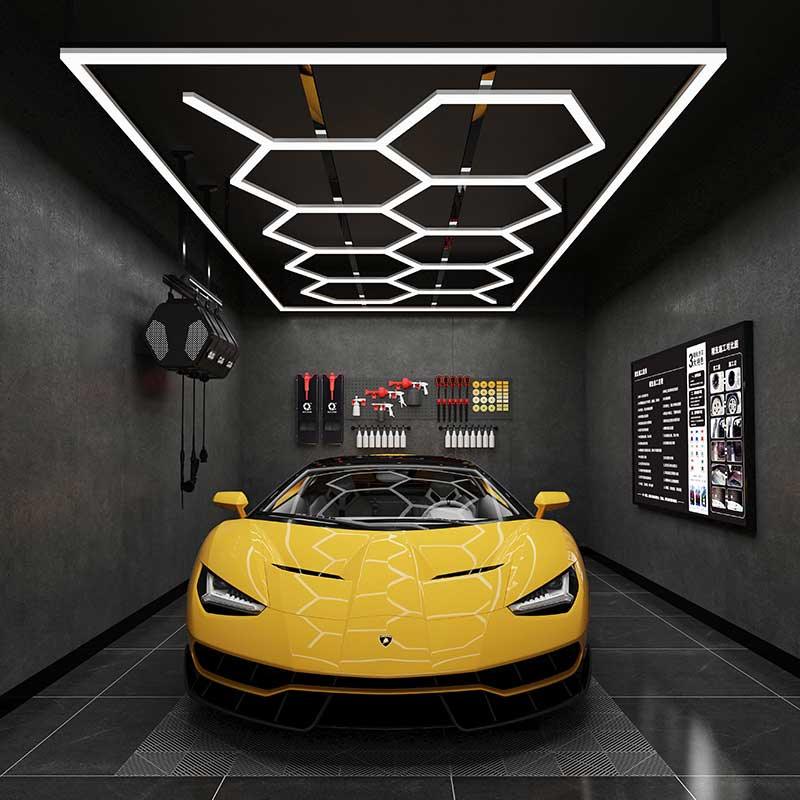 Hex Lights for Garages