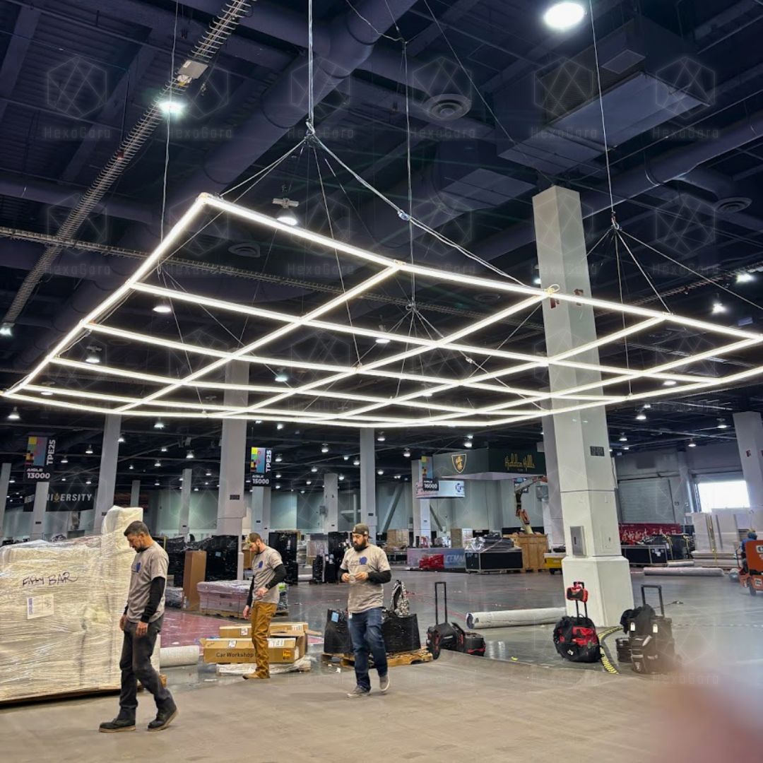 Square Lights | Modern LED Lighting for Garages, Gyms, and Offices ...