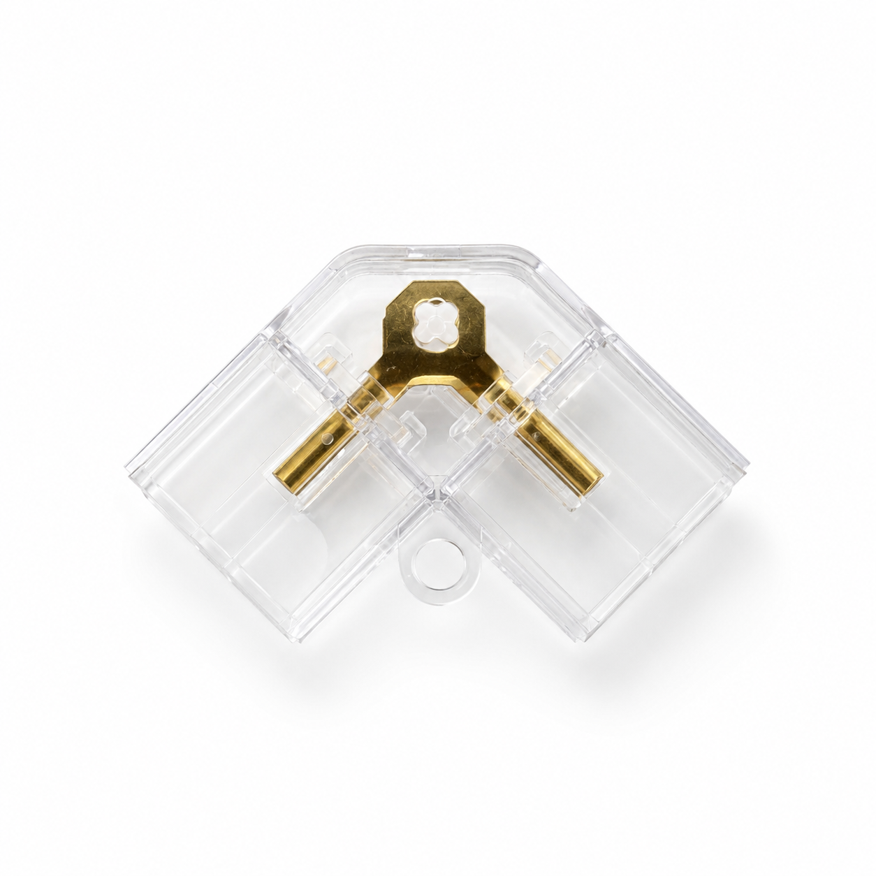 L connector (2-Way) for Square Lights or Rectangular Lights (2-pin)