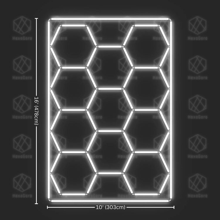 Led Hex Table Hexagon Garage Lights & LED Hex Lights for Garages – HexaGara