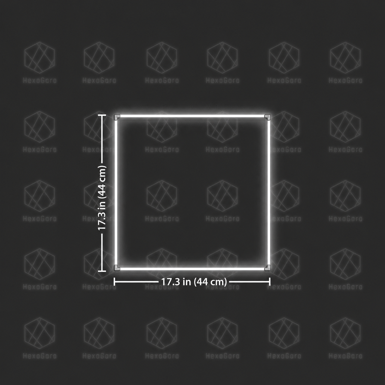 Single Square Light Grid (17" x 17") Dimmable