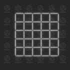 25 grands carrés lumineux (20' x 20'/ 6M x 6M)