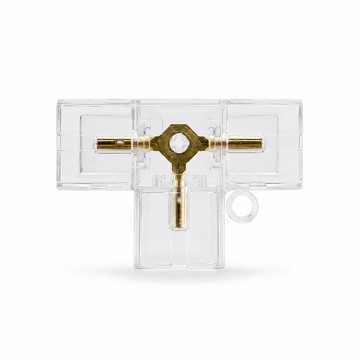 T connector (3-Way) for Square Lights or Rectangular Lights (2-pin)