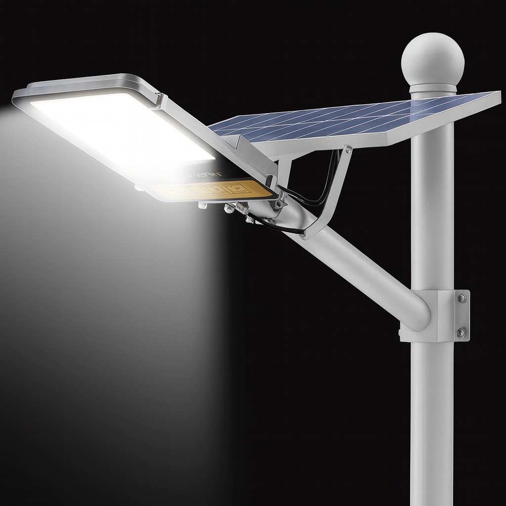 Projecteur solaire 300 W avec télécommande - Aluminium, IP65