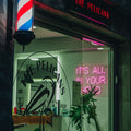 Custom Barber LED Neon Sign - HexaGara