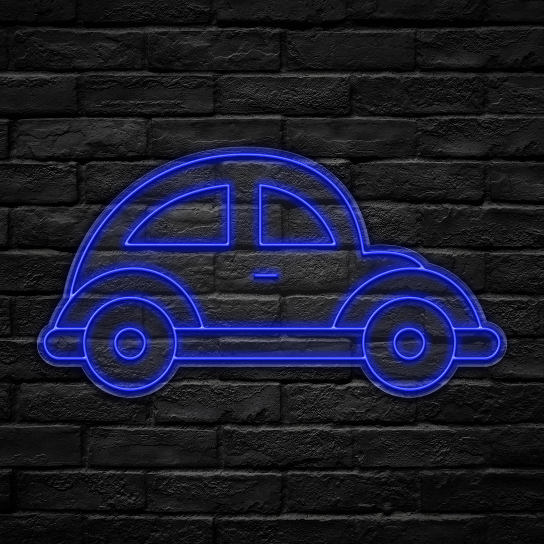 Beetle Car LED Neon Sign - HexaGara