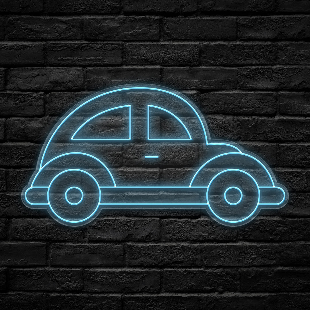 Beetle Car LED Neon Sign - HexaGara