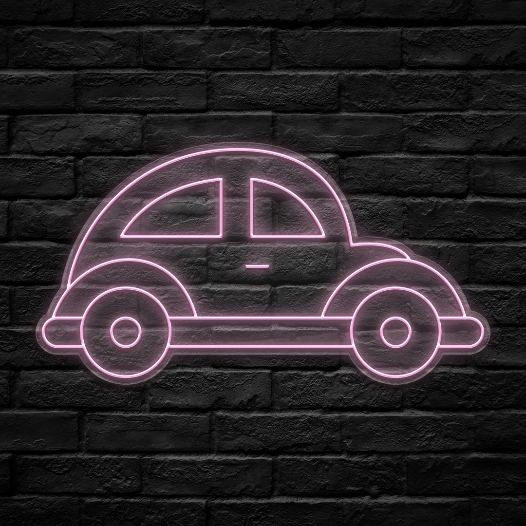 Beetle Car LED Neon Sign - HexaGara