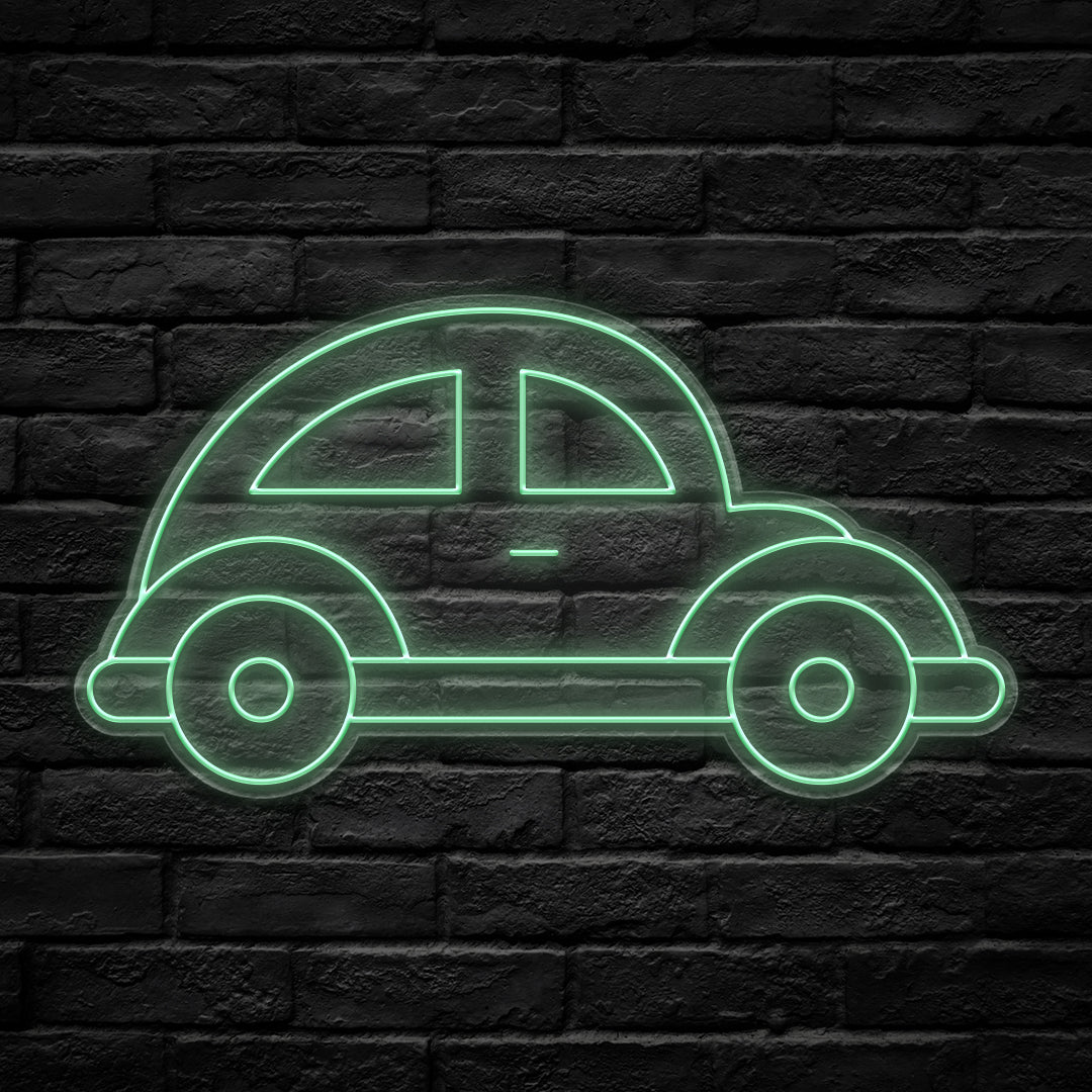 Beetle Car LED Neon Sign - HexaGara