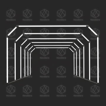 Light Tunnel (40mm) for Car Detailing, Garages
