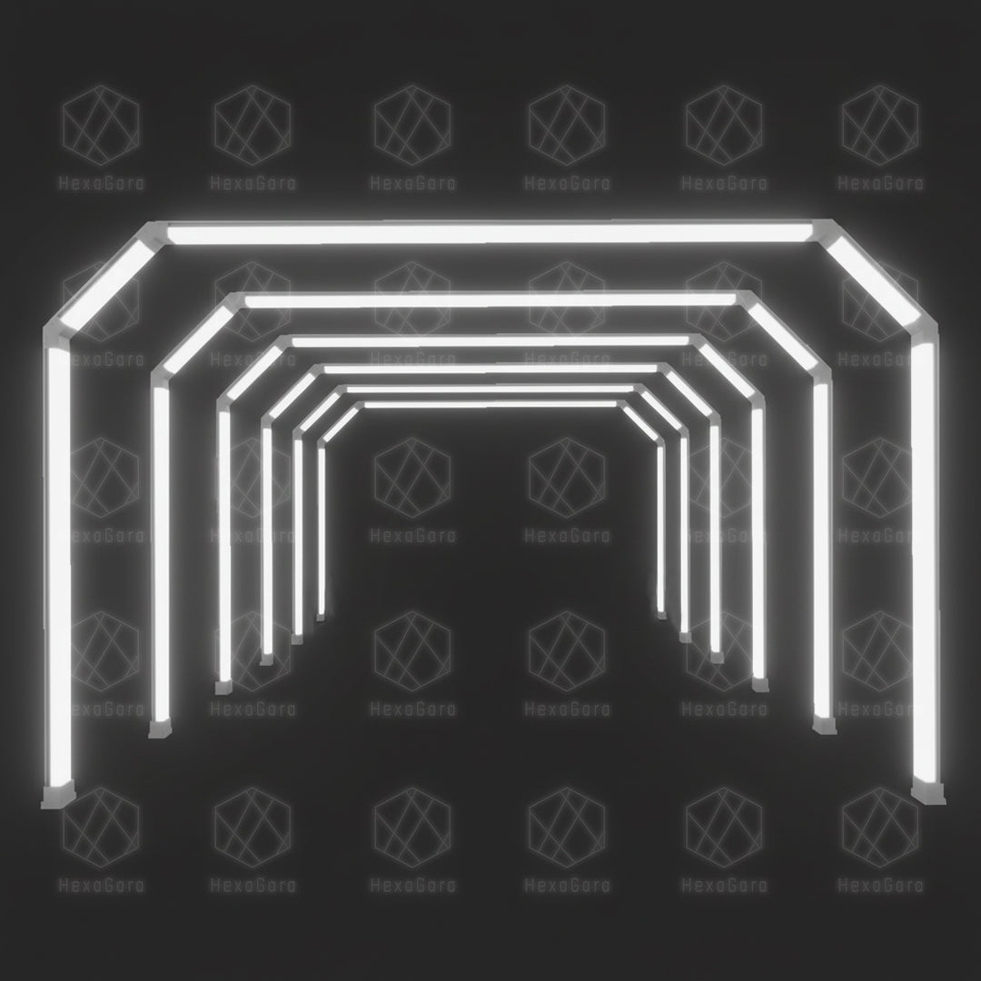Light Tunnel (100mm) for Garages, Car Detailing Shops