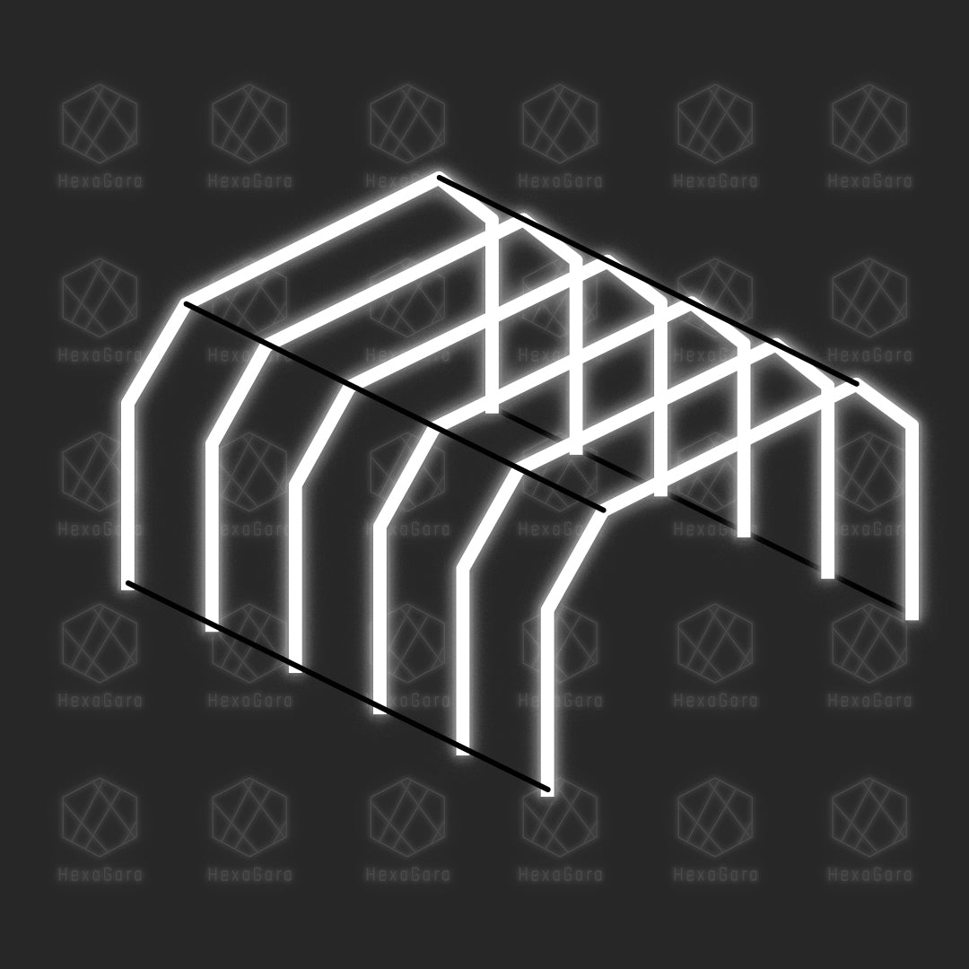 Light Tunnel (100mm) for Garages, Car Detailing Shops
