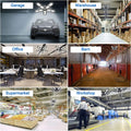 Super Bright Multi-Directional Ceiling Garage Lights - 5 Panels (15k Lumens) - HexaGara
