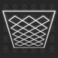 Diamond Lights Grid - 23 Diamonds with Border - HexaGara