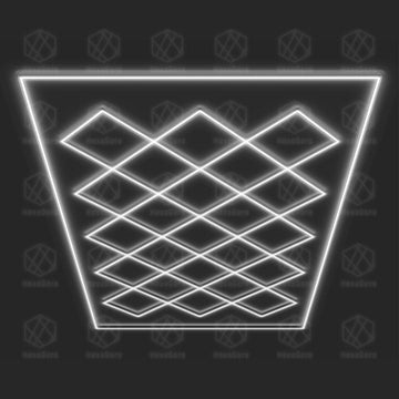 Diamond Lights Grid - 23 Diamonds with Border - HexaGara