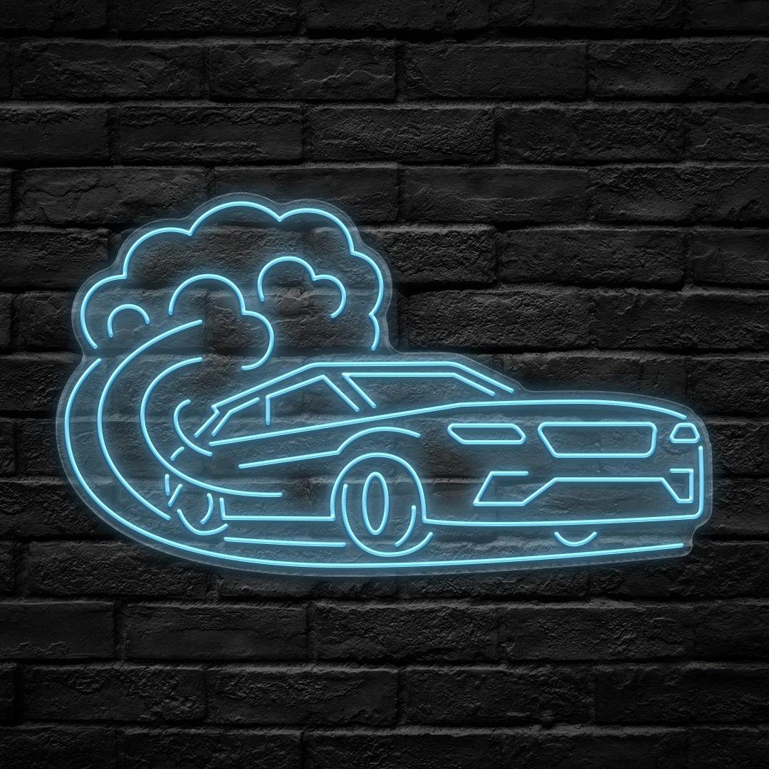 Fast Car LED Neon Sign - HexaGara