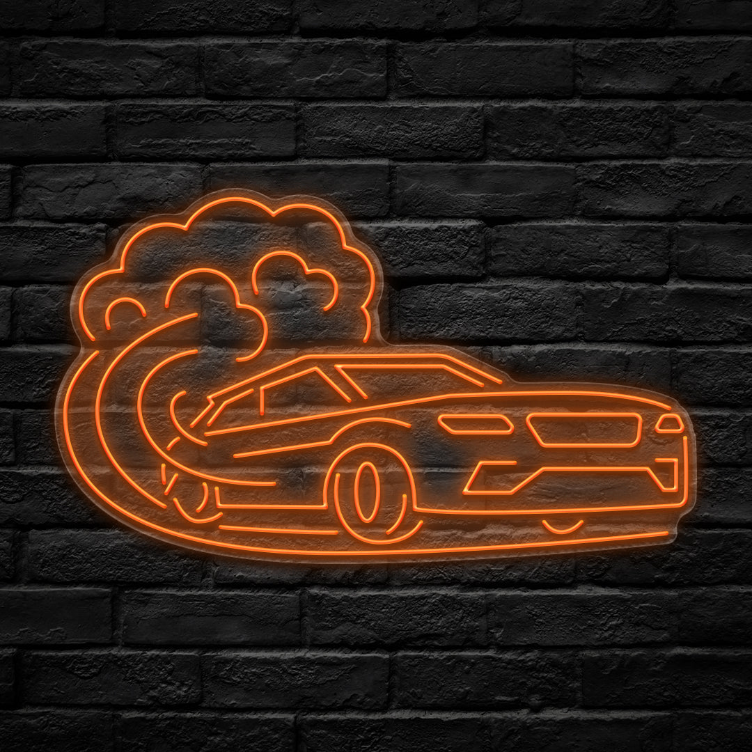 Fast Car LED Neon Sign - HexaGara