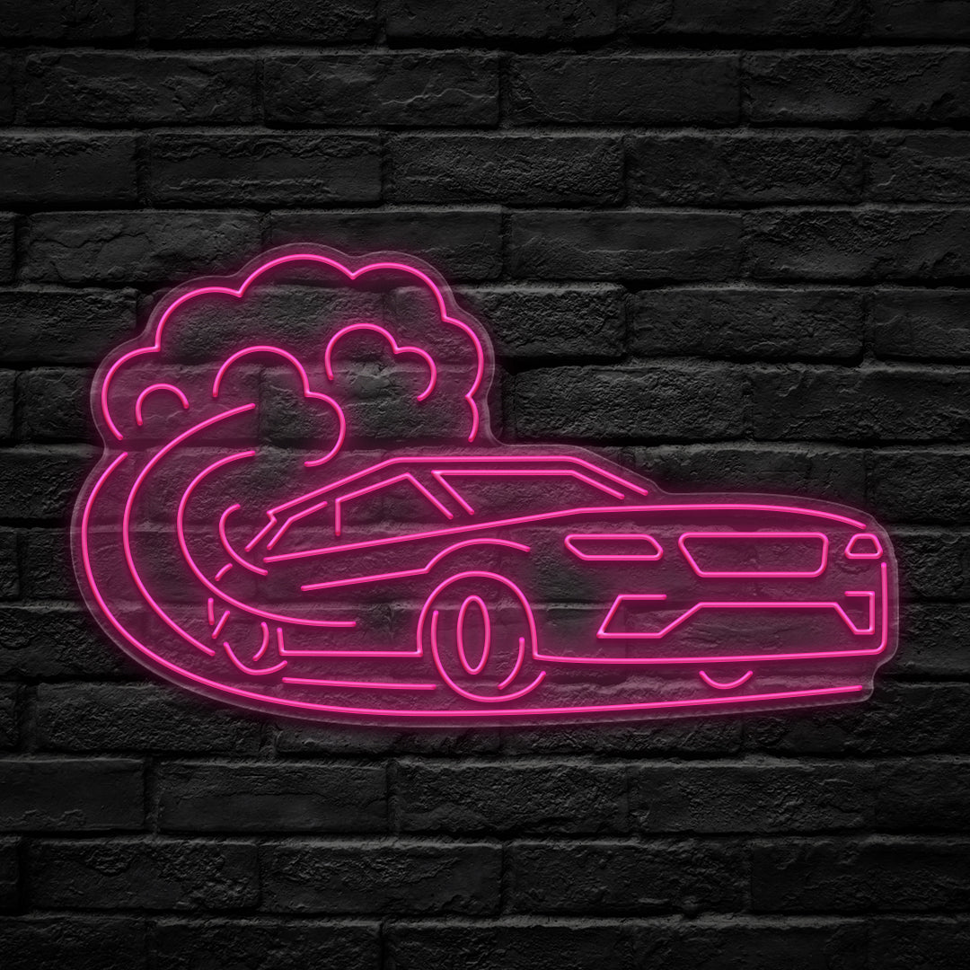 Fast Car LED Neon Sign - HexaGara