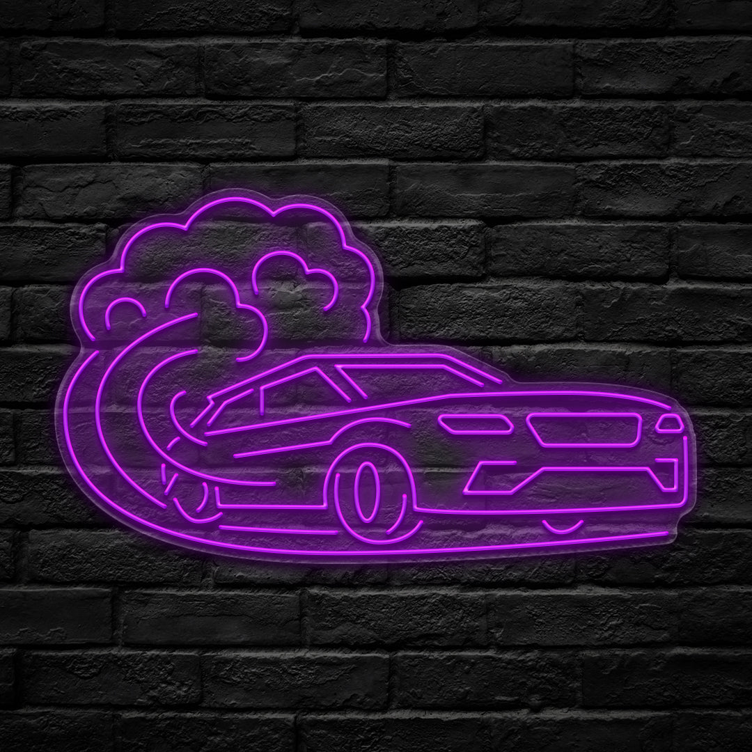 Fast Car LED Neon Sign - HexaGara