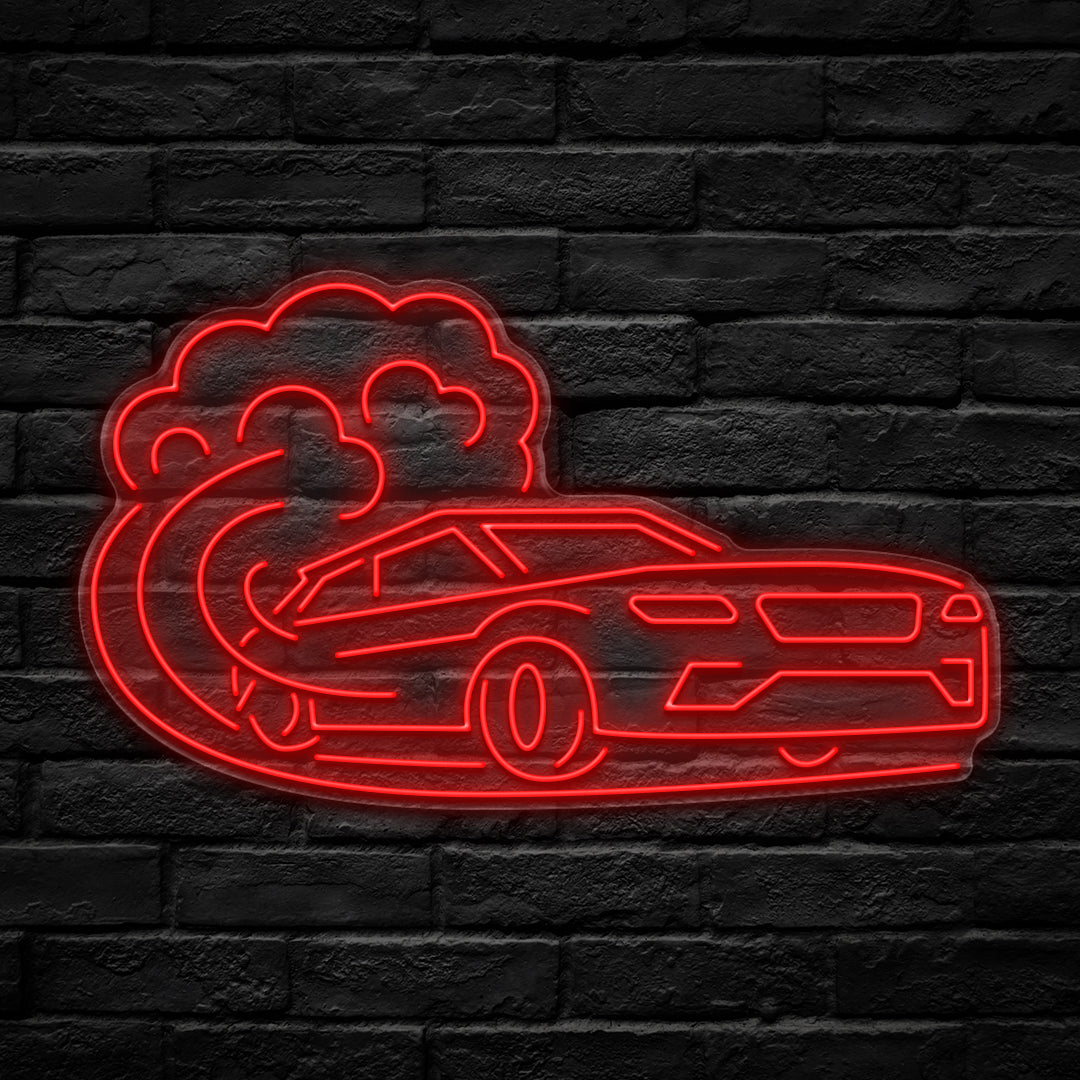 Fast Car LED Neon Sign - HexaGara