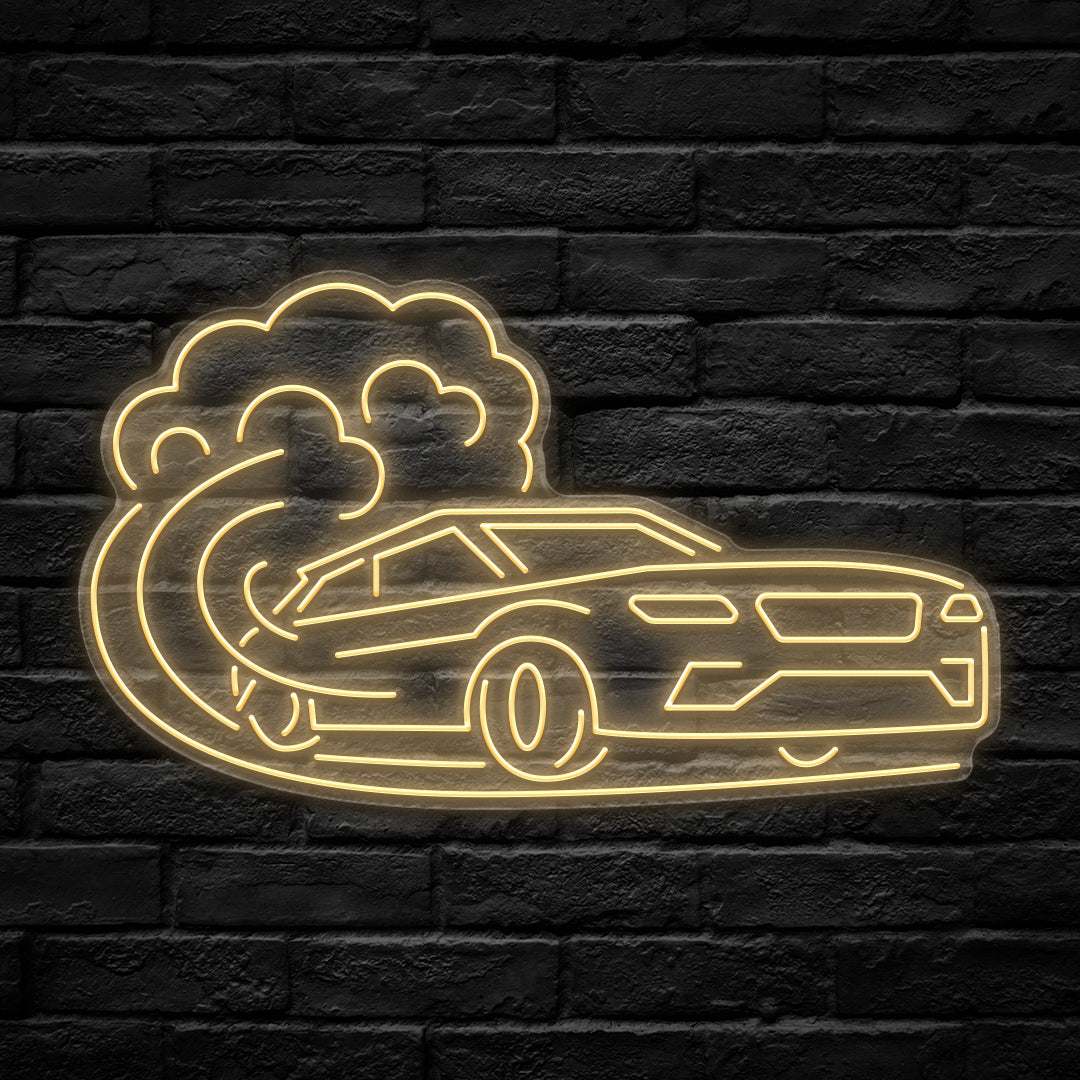 Fast Car LED Neon Sign - HexaGara