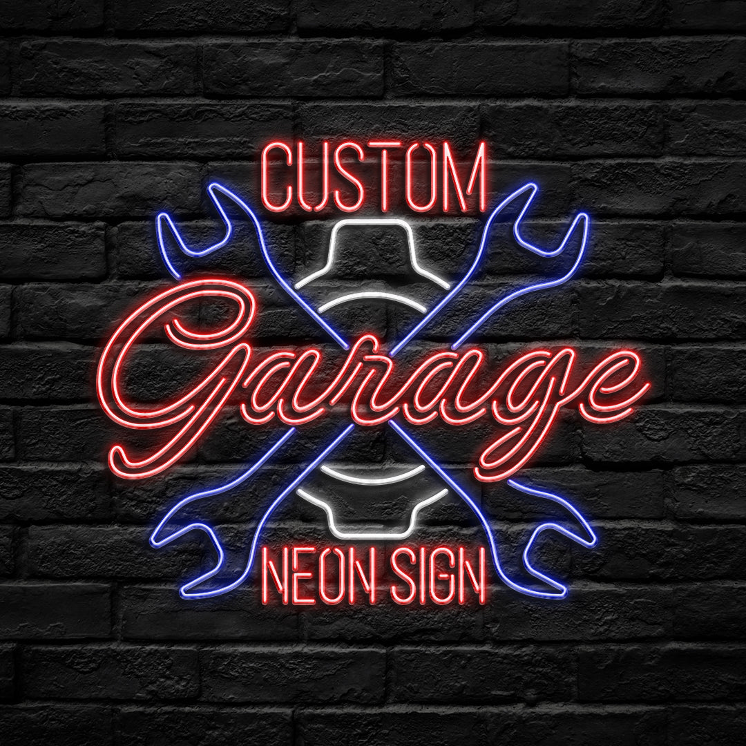 Custom Garage Neon Sign - HexaGara