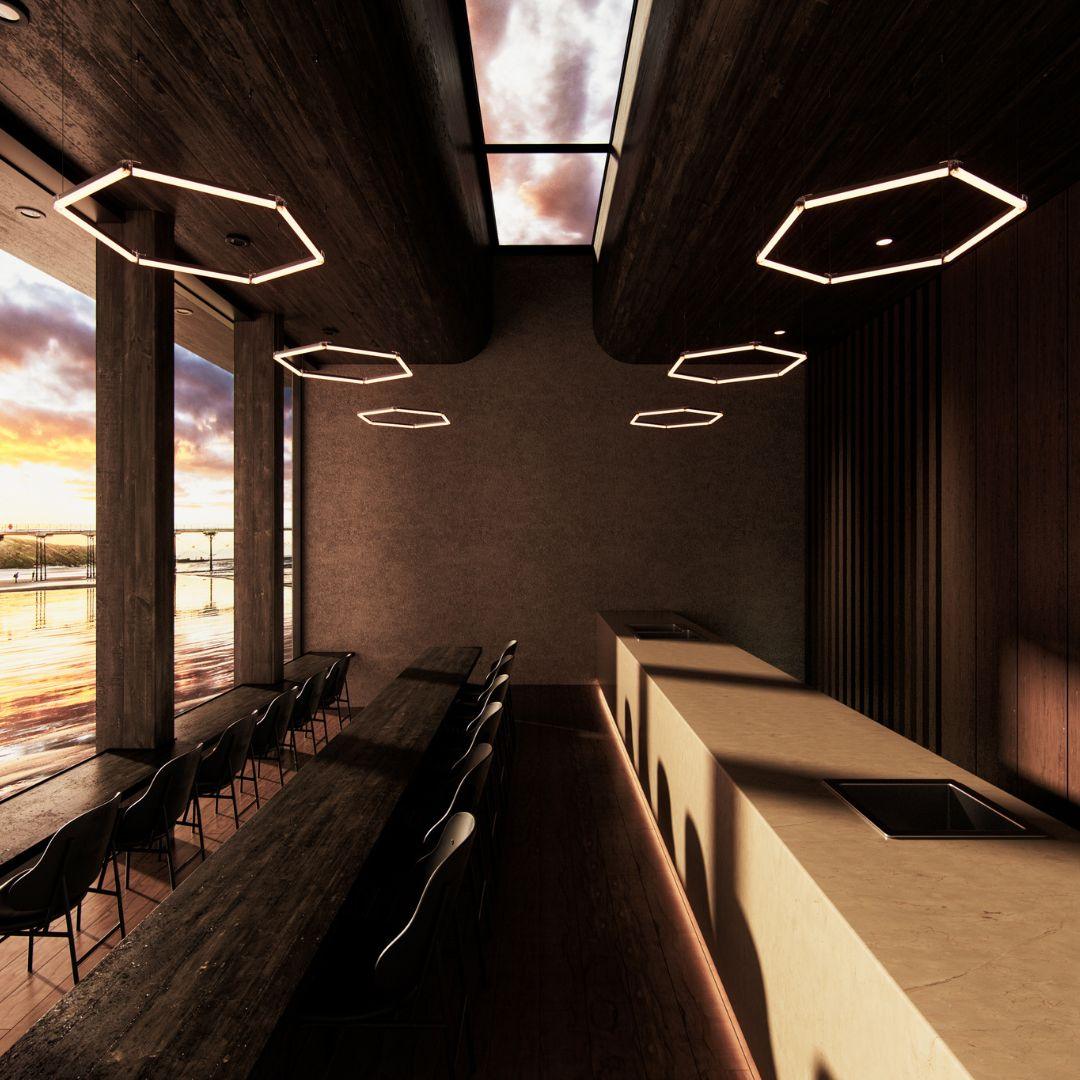 Hexagonal Lights Grid - Individual Hex - HexaGara