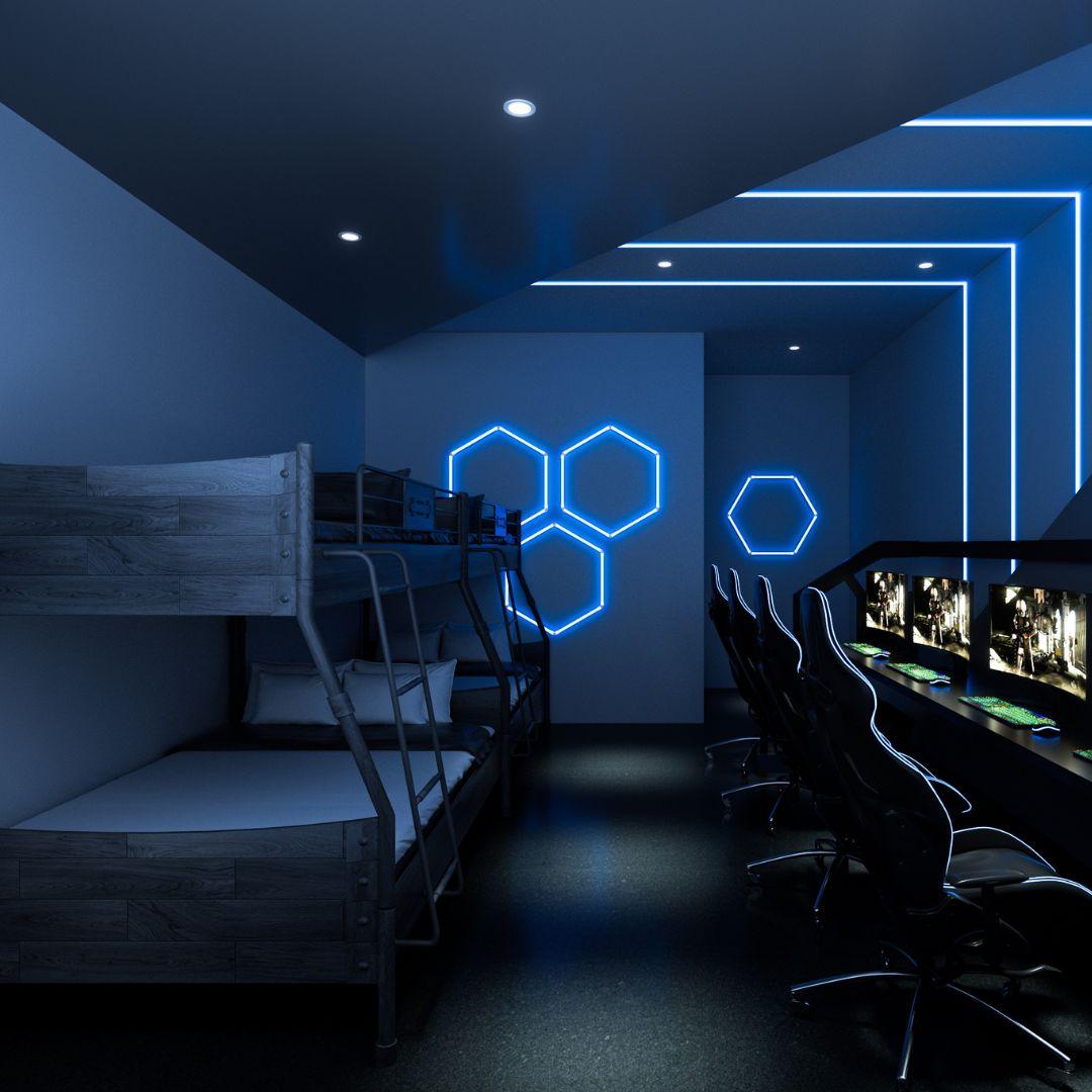 Hexagonal Lights Grid - Individual Hex - HexaGara